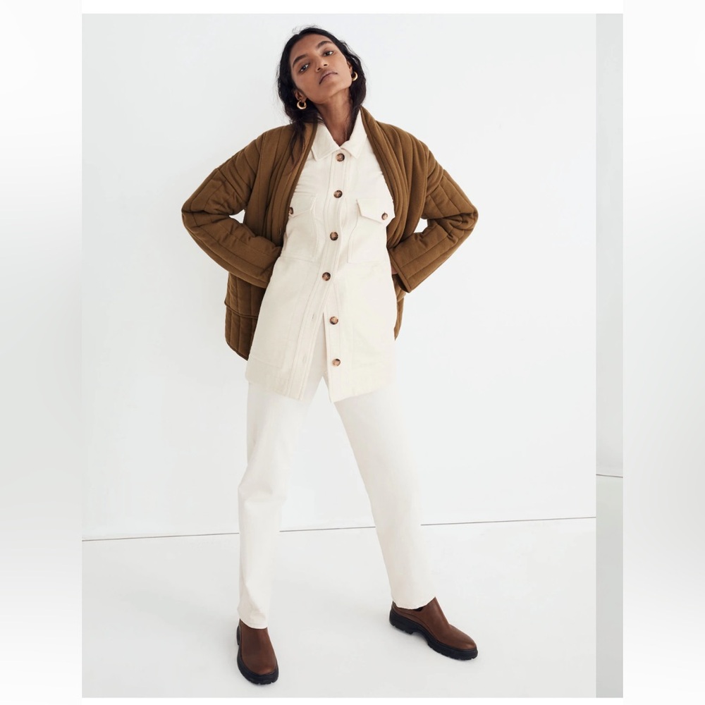 Madewell NWT❗️Waffleback Branner Shirt-Jacket - Picture 8 of 11